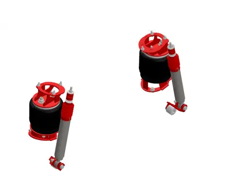 No Minimum Order Kelderman 2-Stage Stock Height Front Air Suspension Kit 19-22 Ram 2500/3500 4WD