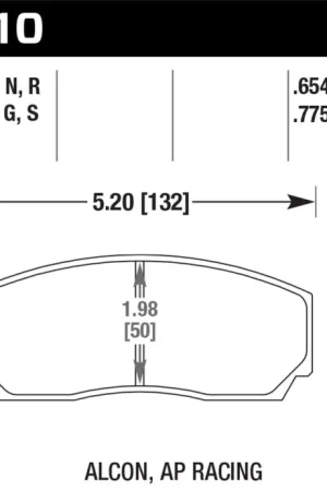 Hawk AP CP3307 / CP5040-5S4 / CP5200 (SC250) Caliper DTC-60 Race Brake Pads Flash Sale