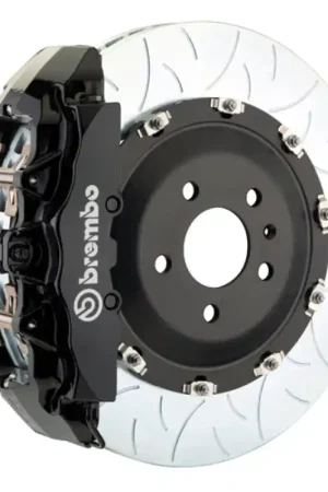 Trusted Brand Brembo 00-02 RS4 Front GTS BBK 6 Piston Cast 380x34 2pc Rotor Slotted Type-3-Black HA
