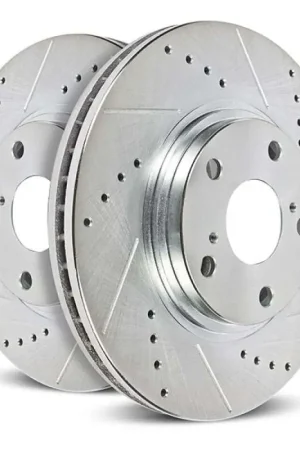 Power Stop 20-23 Toyota Highlander Rear Drilled & Slotted Rotor (Pair) No Minimum Order