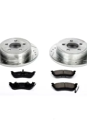 Power Stop 03-07 Jeep Liberty Rear Z23 Evolution Sport Brake Kit Same Day Shipping