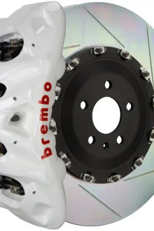 Trending Brembo 11-18 Cayenne Front GT BBK 8 Piston Cast 412x38 2pc Rotor Slotted Type1-White