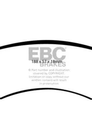 Special Offer EBC 06-11 Dodge Ram 1500 Mega Cab 2WD Ultimax2 Rear Brake Pads