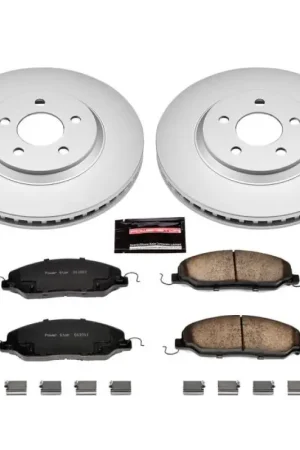 Latest Power Stop 05-10 Ford Mustang Front Z17 Evolution Geomet Coated Brake Kit