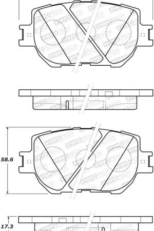 Time-Limited StopTech Street Brake Pads - Rear