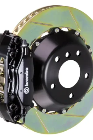 Secure Checkout Brembo 11-12 1M Rear GT BBK 4 Piston Cast 345x28 2pc Rotor Slotted Type-1-Black