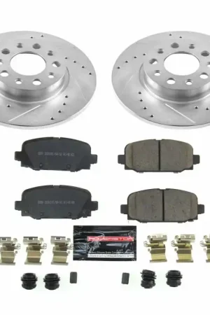 Hot Picks Power Stop 17-19 Jeep Compass Rear Z23 Evolution Sport Brake Kit