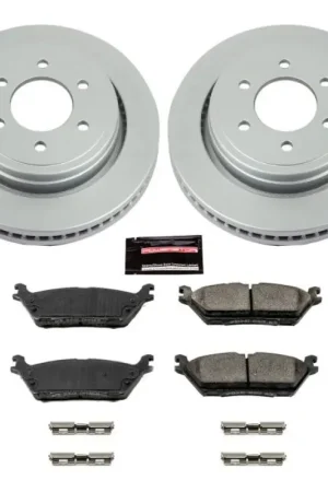 Power Stop 15-17 Ford F-150 Rear Z17 Evolution Geomet Coated Brake Kit High Quality