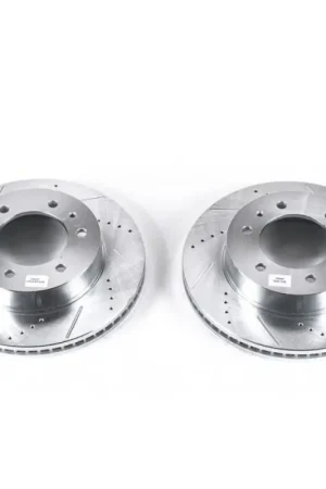 Power Stop 06-10 Hummer H3 Front Evolution Drilled & Slotted Rotors - Pair Limited Edition