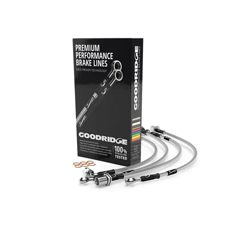 Goodridge 13-17 Volkswagen CC (w/Rear Banjo Style Fittings/PR) Stainless Steel Brake Lines New Arrival