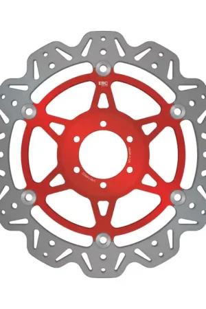 EBC 00-02 Ducati Monster 400 Single Disc Front Left/Right Vee Floating Red Rotor Cheap