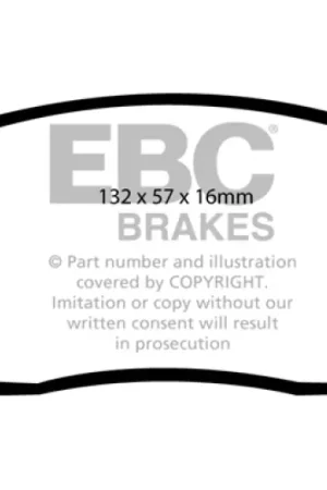 EBC 03-04 Mazda Protege 2.0 Turbo (Mazdaspeed) Yellowstuff Front Brake Pads Factory Price