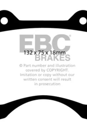 Special Offer EBC 10+ Lexus GX460 4.6 Greenstuff Front Brake Pads