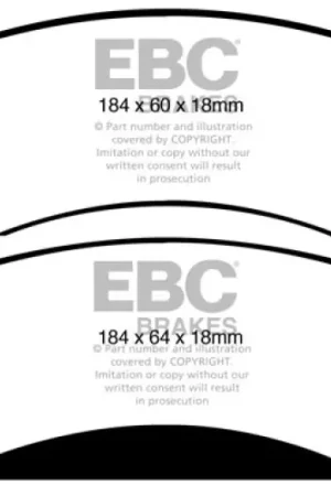 Fan Favorite EBC 09-14 Cadillac Escalade 6.0 Hybrid Ultimax2 Front Brake Pads