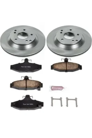 Popular Power Stop 88-96 Chevrolet Corvette Rear Autospecialty Brake Kit