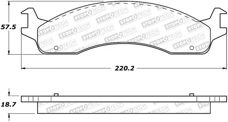 Free Delivery StopTech Sport Brake Pads w/Shims - Rear