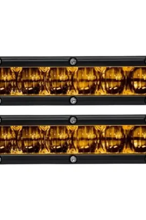 Luxury Rigid Industries 6in SR-Series Pro Dot / SAE Fog Lights (Pair) - Selective Yellow