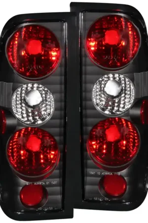 Secure Checkout ANZO 1998-2004 Nissan Frontier Taillights Black