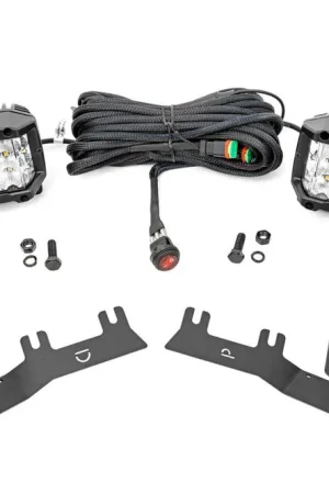 Top Rated LED Ditch Light Kit | 3in OSRAM Pair | Wide | Chevy/GMC 1500 (14-18 & Classic)