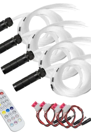 Fiber Optic Wheel Liner ColorSHIFT(tm) RGB+W Kit - 40W LED/ 600 Fibers Hot Picks