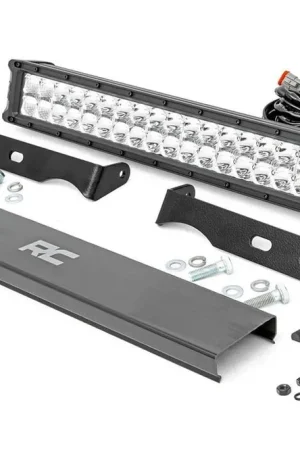 Limited Offer Jeep 20 Inch LED Bumper Kit Chrome Series w/Amber DRL 11-20 WK2 Grand Cherokee Rough Country