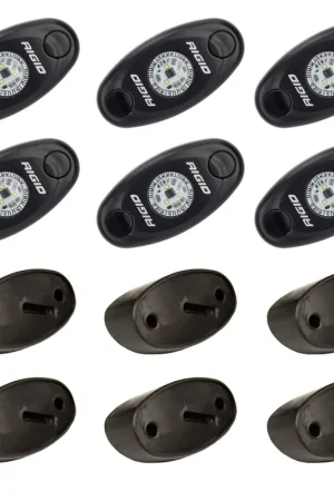 A-Series LED Universal Rock Light Kit, High Power Cool White, Set Of 6 Price Cut