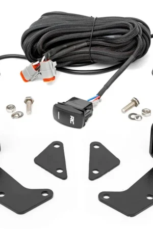 LED Light Kit | Cage Mount | 2" Black Pair | White DRL | CFMOTO UFORCE 1000 Trending