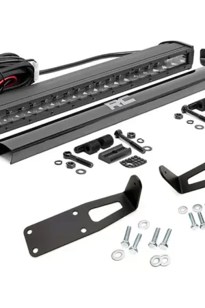 Dodge Hidden Bumper Kit w/ 20-Inch LED Light Bar Black Series 03-18 Ram 2500/3500 Rough Country Best Seller