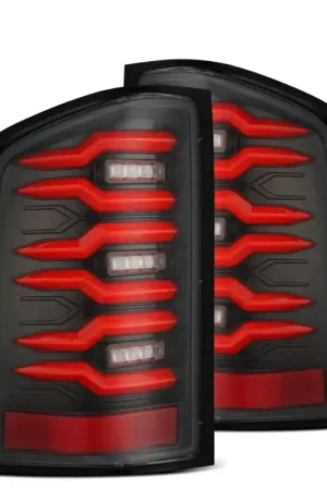 Exclusive Offer AlphaRex 07-14 Chevrolet Silverado 1500/2500HD/3500HD Luxx-Series LED Tail Lights Black/Red