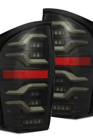 Buy Today AlphaRex 16-21 Toyota Tacoma LUXX LED Taillights Alpha Blk w/Activ Light/Seq Signal