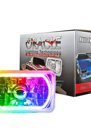 Best Choice Pre-Installed Lights 4x6 in. Sealed Beam, ColorSHIFT