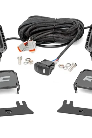Save Now LED Ditch Light Kit | 2in Black Pair | Amber DRL | Chevy/GMC 1500 (14-18 & Classic)