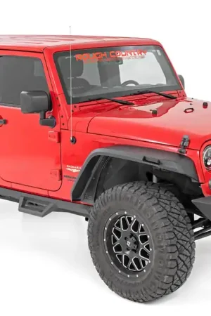 Place Order High Clearance LED Flat Fender Flare Kit | UV Treated | Jeep Wrangler JK (07-18)
