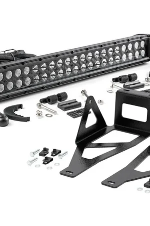 Ford 20 Inch LED Bumper Kit Black Series 05-07 F-250/350 Rough Country Premium