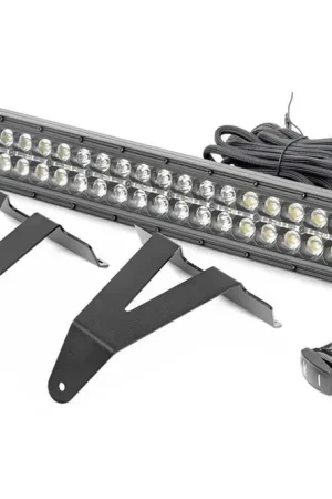 Price Cut Dodge 20 Inch LED Bumper Kit Black Series w/Amber White DRL 19-20 RAM 1500 Rough Country
