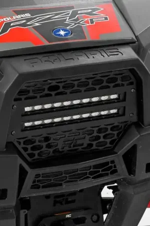 Polaris RZR Dual 10 Inch Slimline LED Grille Kit For 14-Pres RZR 1000XP/1000S Rough Country Top Rated