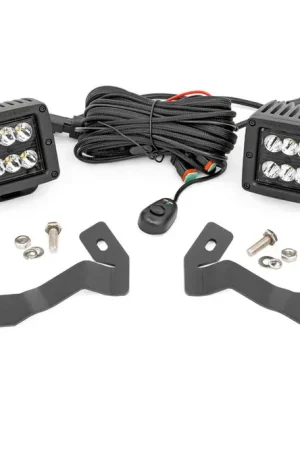 LED Light Kit | Ditch Mount | 2" Black Pair | Spot | Toyota Tacoma (16-23) Sale