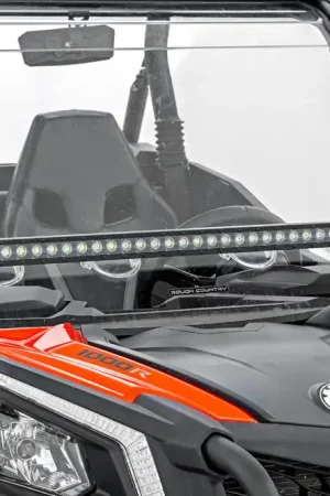 Seasonal Sale LED Light Kit | Front Mount | 40" Black-Series Single Row | Can-Am Maverick Sport 1000R