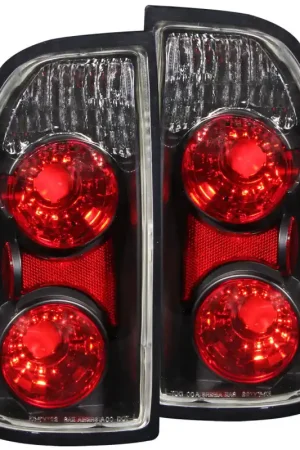 ANZO 2000-2006 Toyota Tundra Taillights Black (Regular & Access Cab Models Only) Viral