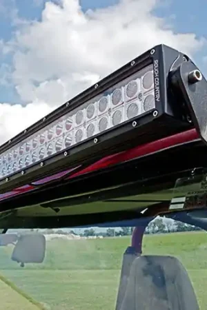 Exclusive Offer Jeep 50 Inch Straight LED Light Bar Upper Windshield Mounts 87-95 YJ Rough Country