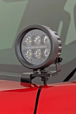 LED Light Kit | Ditch Mount | Black Series Round | 3.5 Inch | Amber DRL | Toyota Tacoma (24-25) Limited Offer