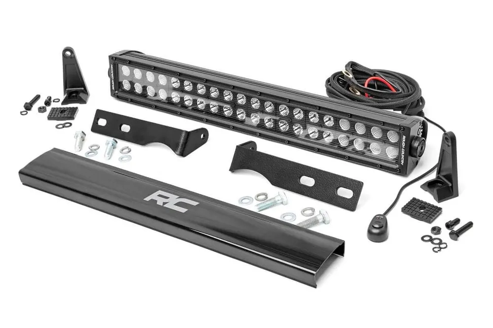 Jeep 20 Inch LED Bumper Kit Black Series 11-20 WK2 Grand Cherokee Rough Country Hot Deal