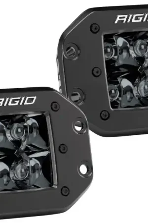 Rigid Industries D2 - Midnight Edition Flush Mount Spot Lights Big Sale