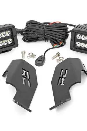 Clearance Honda Dual LED Cube Kit (19-20 Talon Black Series) Rough Country