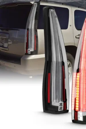 Worldwide Shipping ANZO 2007-2014 Chevrolet Tahoe Led Taillights Red/Clear