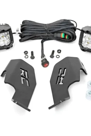 Get Yours Honda Dual LED Cube Kit (19-20 Talon 3 Inch Wide Angle) Rough Country