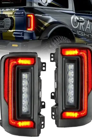 Factory Price Oracle 21-23 Ford Bronco Flush Style LED Taillights - Tinted