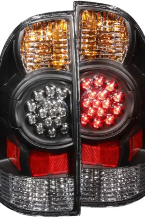 Authentic ANZO 2005-2015 Toyota Tacoma LED Taillights Black