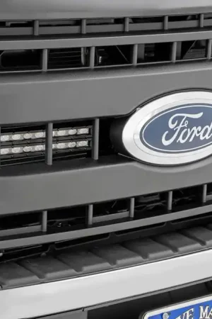 LED Light Kit Grille Mount 10 Inch Black Series Slimline 20-21 Ford Super Duty Rough Country Budget