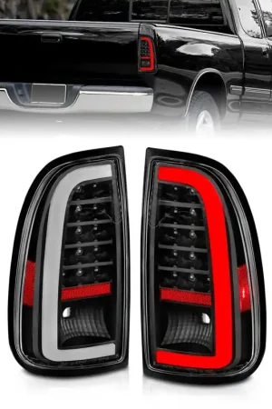 ANZO 00-06 Toyota Tundra LED Taillights w/ Light Bar Black Housing Clear Lens Cheap
